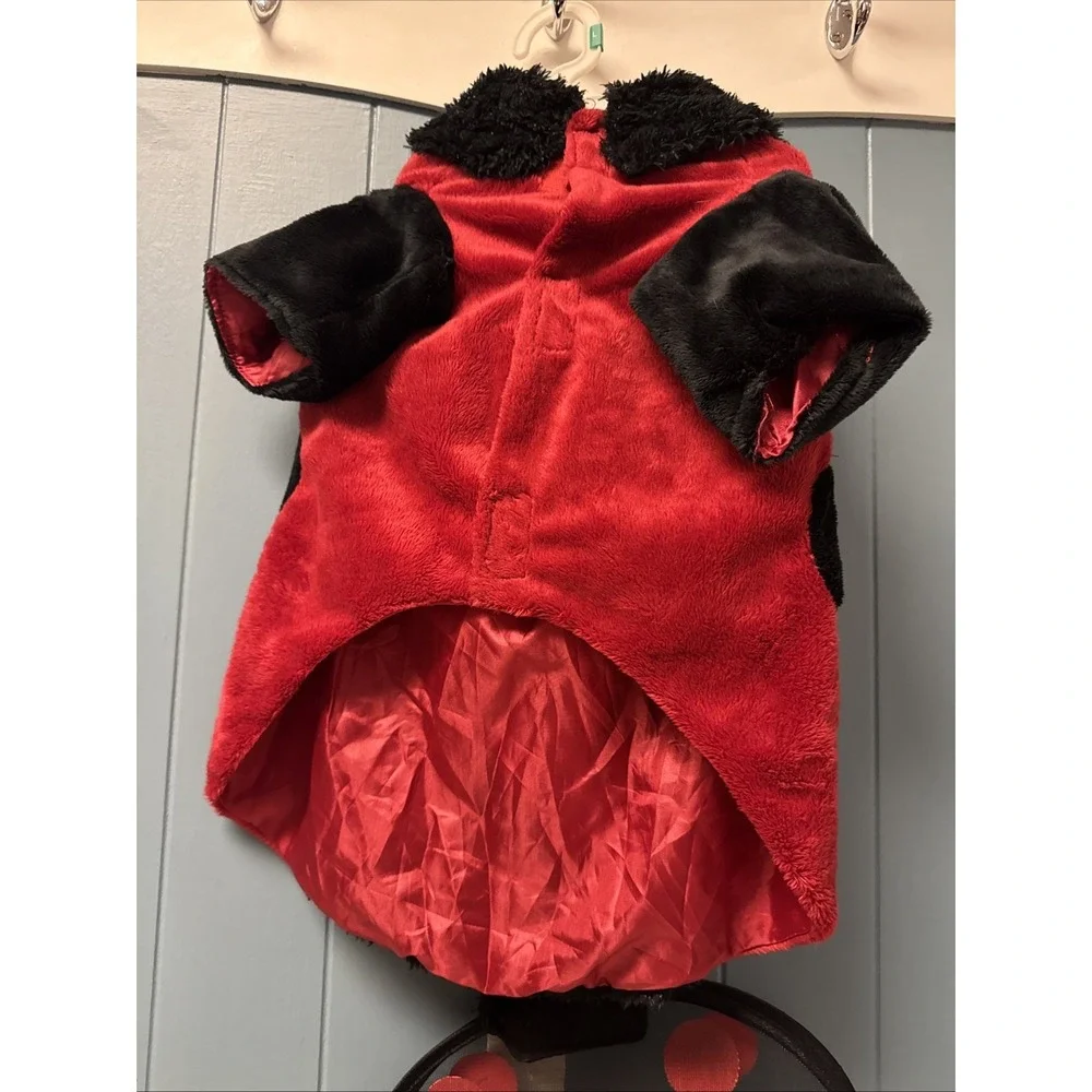 Target Collection Ladybug Black Red Costume Dog‎ Size L Large EUC